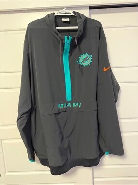 Miami Dolphins Rivals Anorak Jacket 4XL